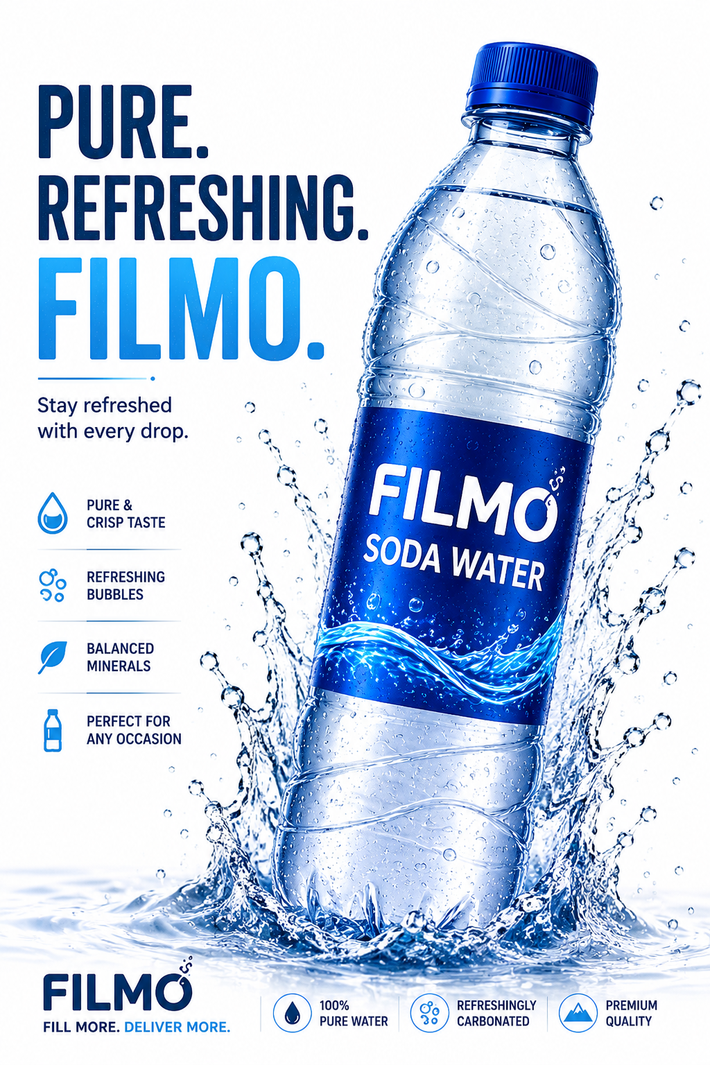 FILMO Soda Water campaign poster
